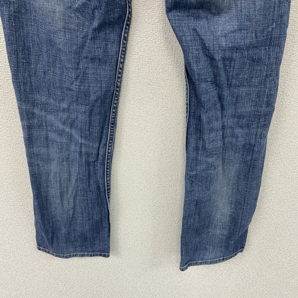 Levi’s　リーバイス　514　デニムパンツ/ジーンズ　ジップフライ　縦落ち　インディゴ　W32サイズ　古着