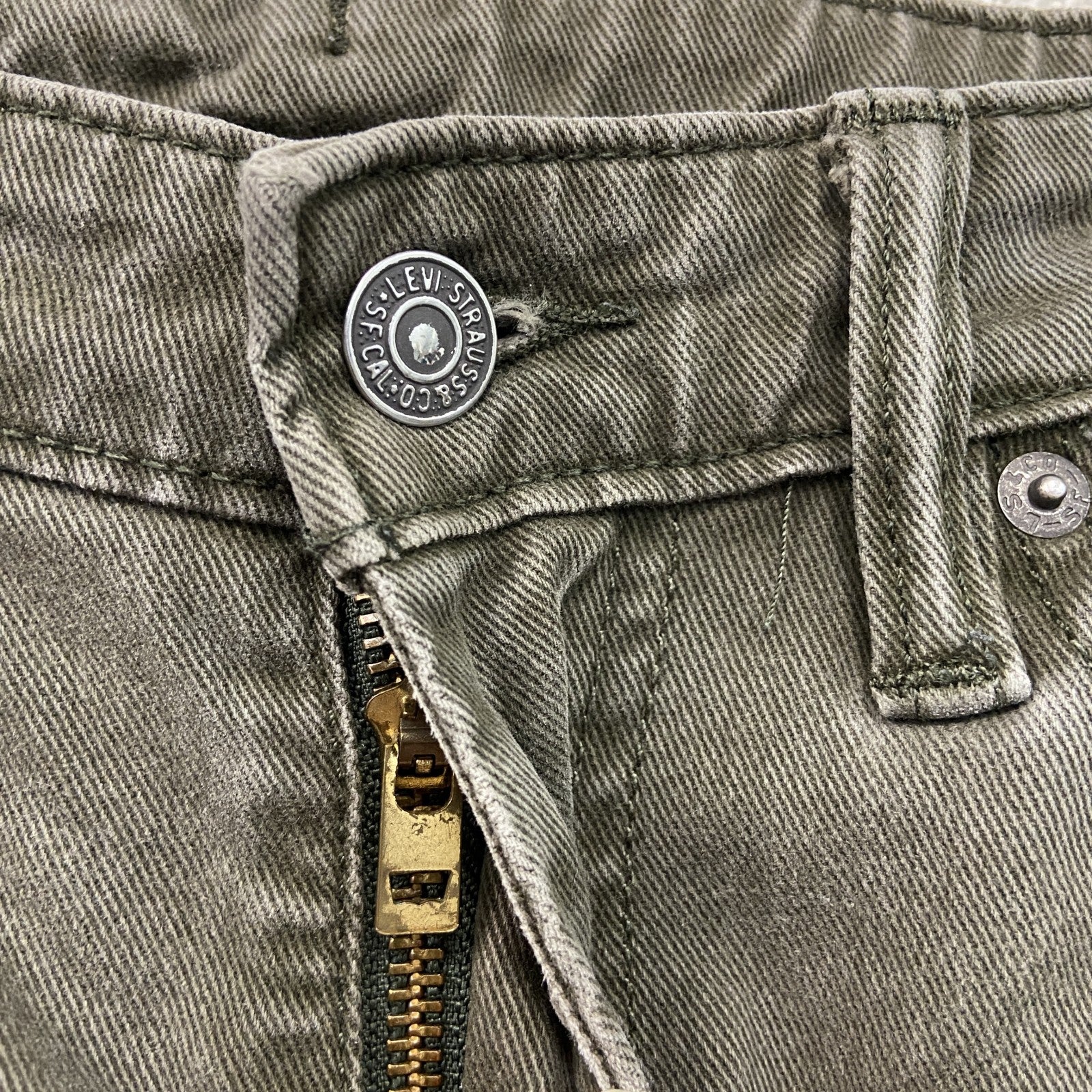 Levi’s　リーバイス　デニムパンツ/ジーンズ　ジップフライ　茶色　ブラウン　古着