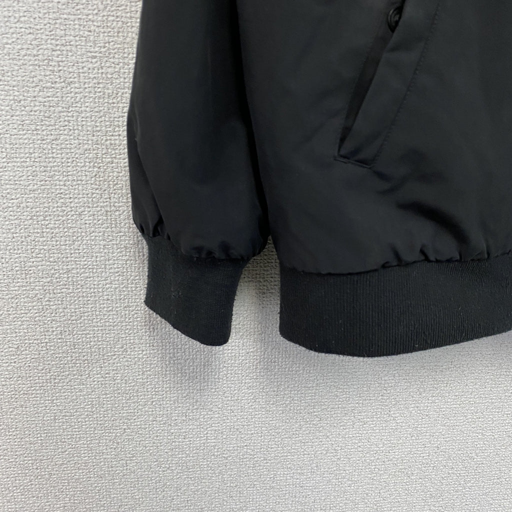 THE NORTH FACE　ザ・ノースフェイス　K’S PLAYER VARSITY JACKET　ボンバージャケット　黒　ブラック　160サイズ　古着