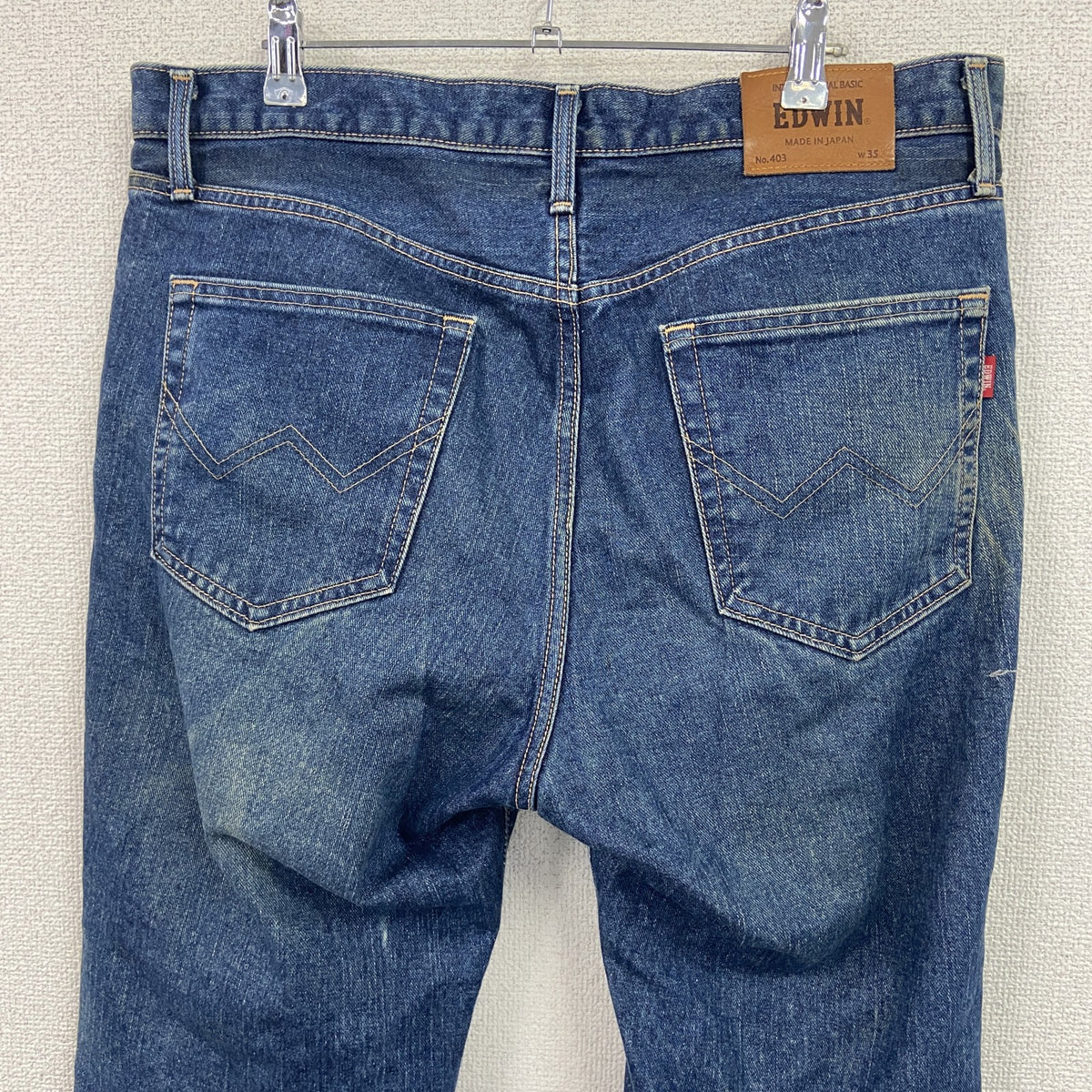 EDWIN　エドウィン　デニムパンツ/ジーンズ　ジップフライ　インディゴ　W35サイズ メンズ 古着