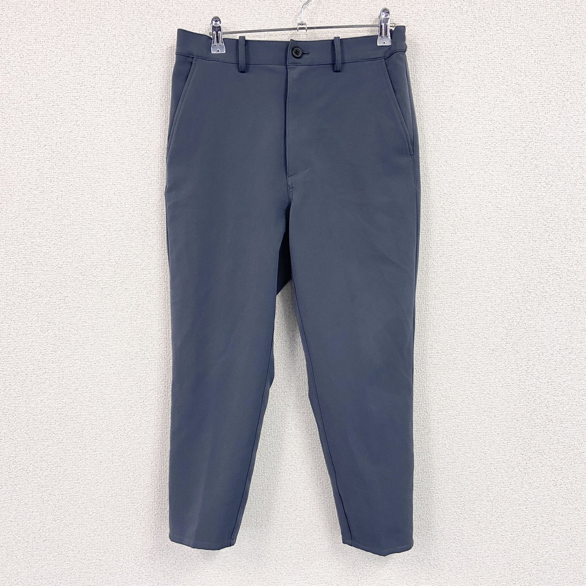 New Balance　ニューバランス　ストレッチパンツ　ジップフライ　ダークグレー　Sサイズ　古着