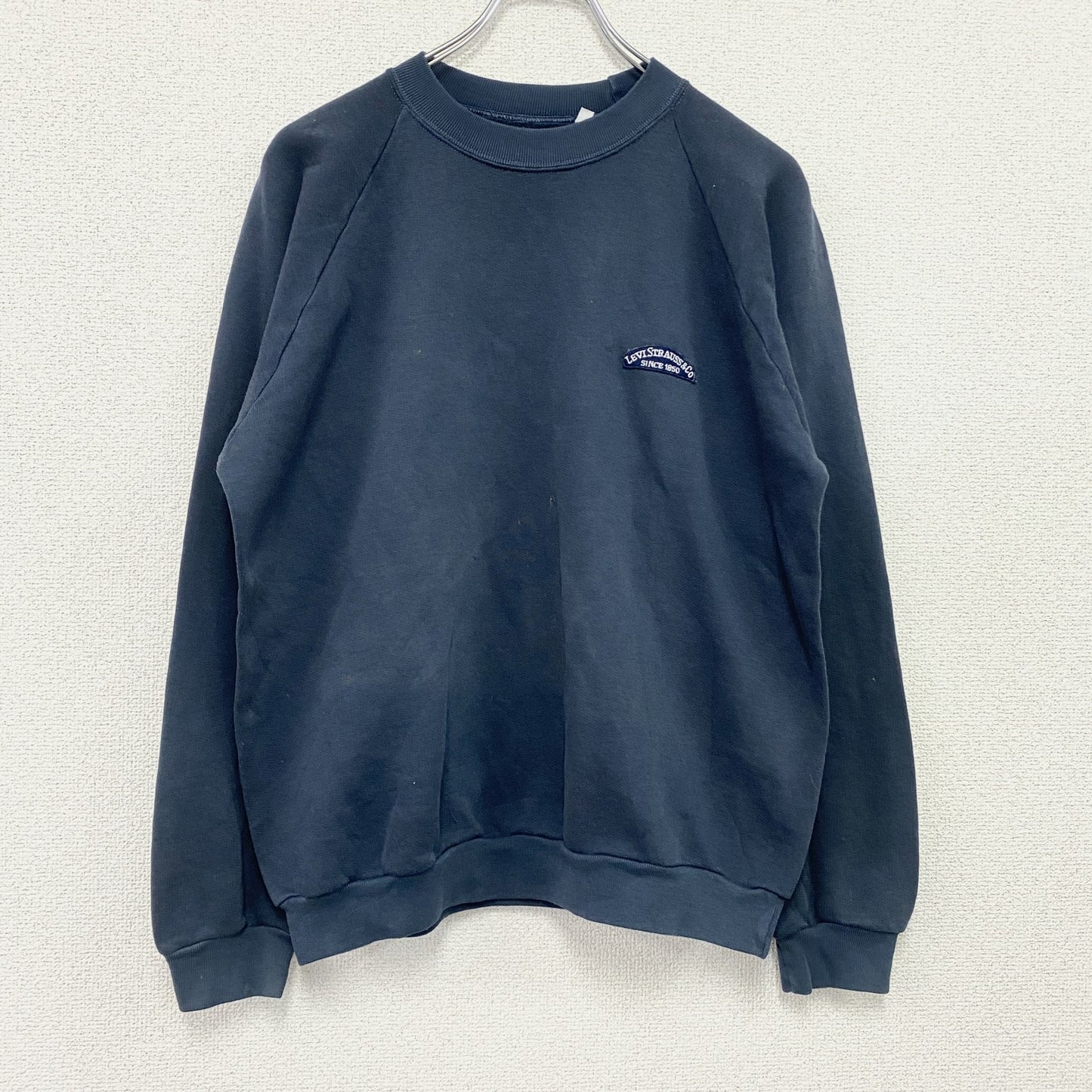 Levi's　リーバイス　スウェット/トレーナー　ラグランスリーブ　紺　ネイビー　Lサイズ