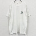 ～90s　SPORTSMAN　半袖プリントTシャツ　シングルステッチ　ワンポイント　ヴィンテージ　白　ホワイト　Mサイズ　古着