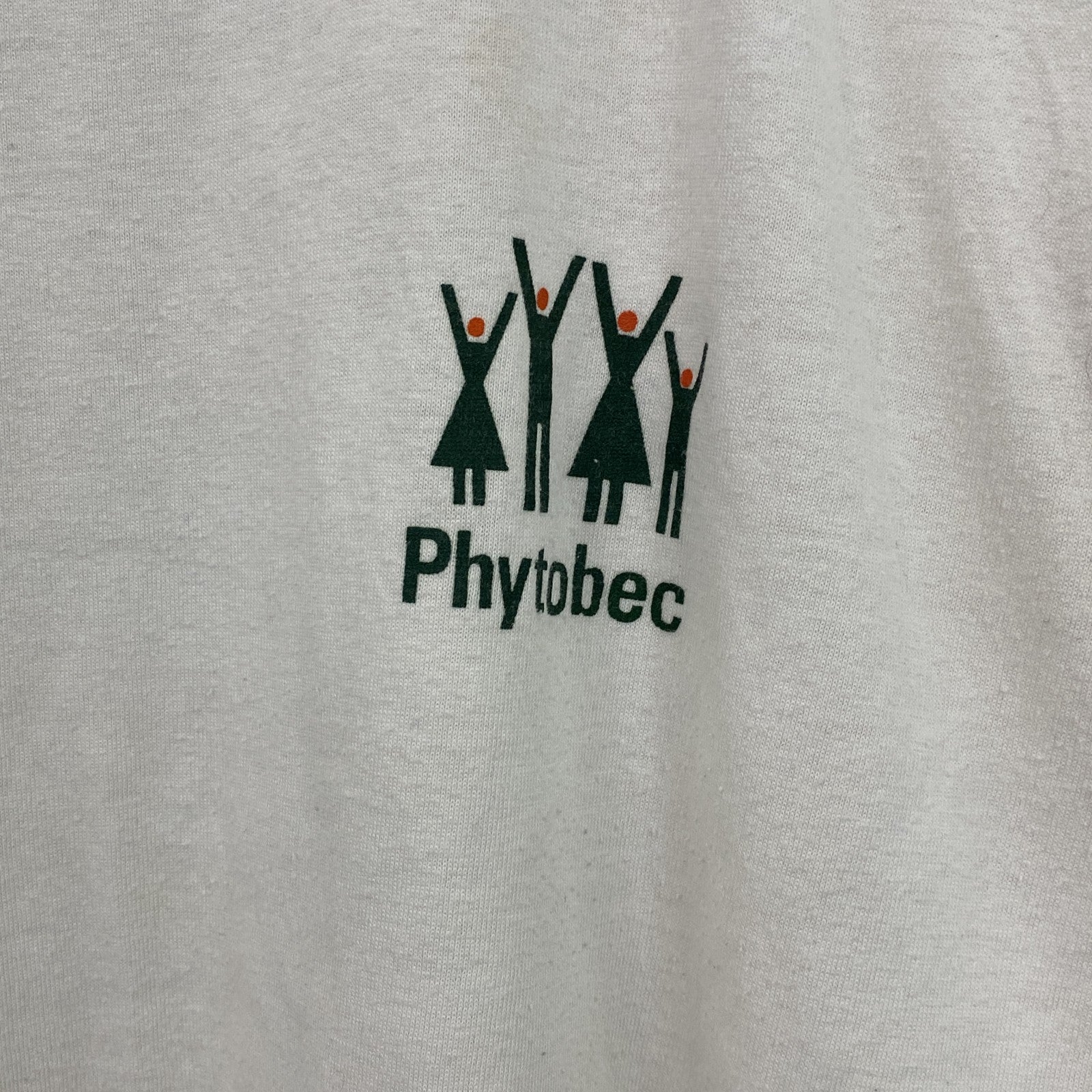 ～90s　SPORTSMAN　半袖プリントTシャツ　シングルステッチ　ワンポイント　ヴィンテージ　白　ホワイト　Mサイズ　古着