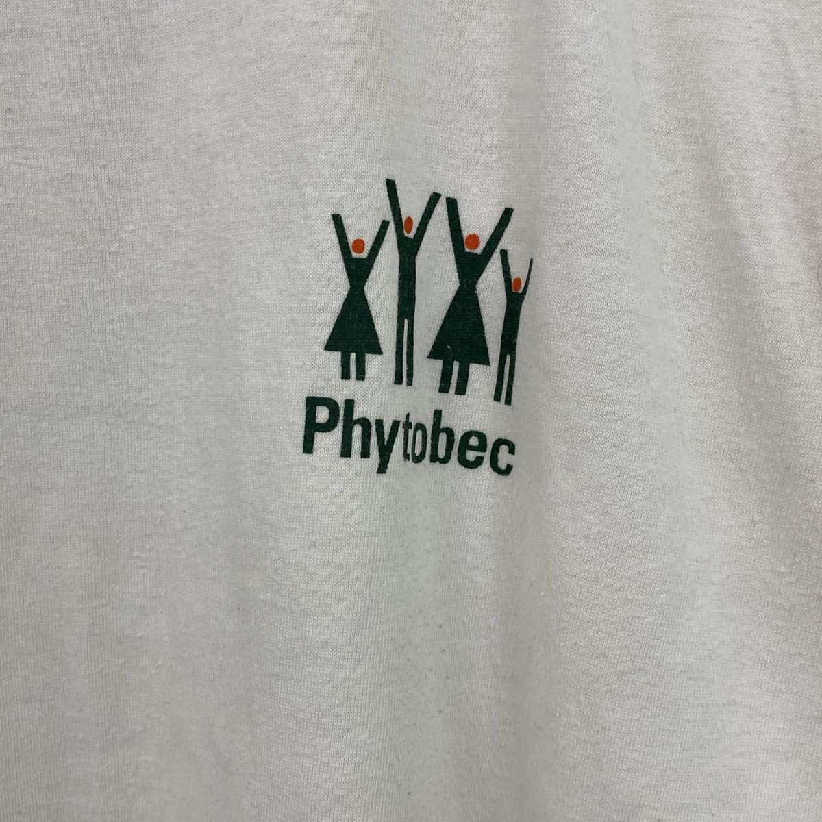 ～90s　SPORTSMAN　半袖プリントTシャツ　シングルステッチ　ワンポイント　ヴィンテージ　白　ホワイト　Mサイズ　古着