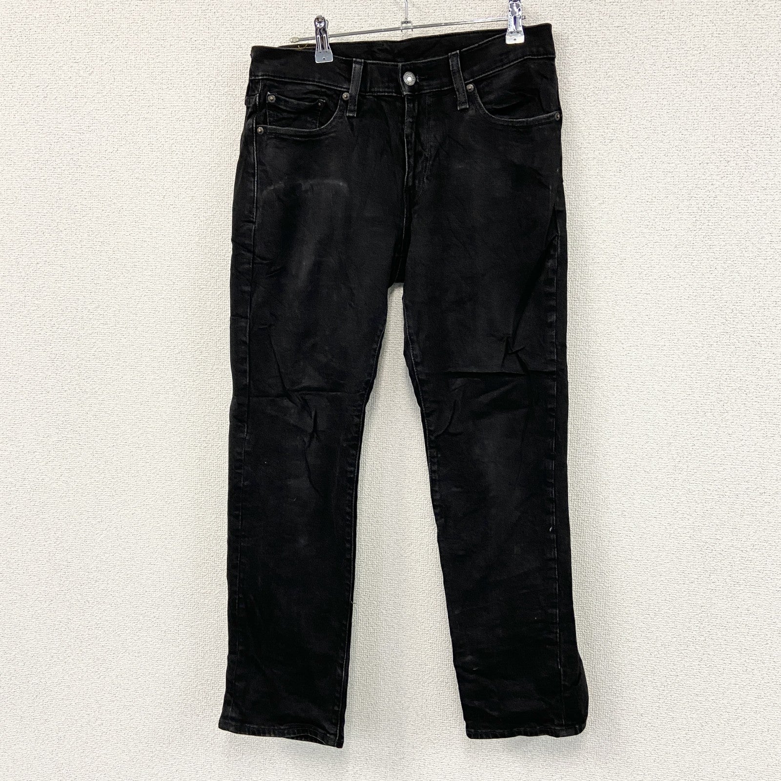 Levi’s　リーバイス　541　ブラックデニムパンツ/ジーンズ　ジップフライ　黒　ブラック　W30サイズ　古着