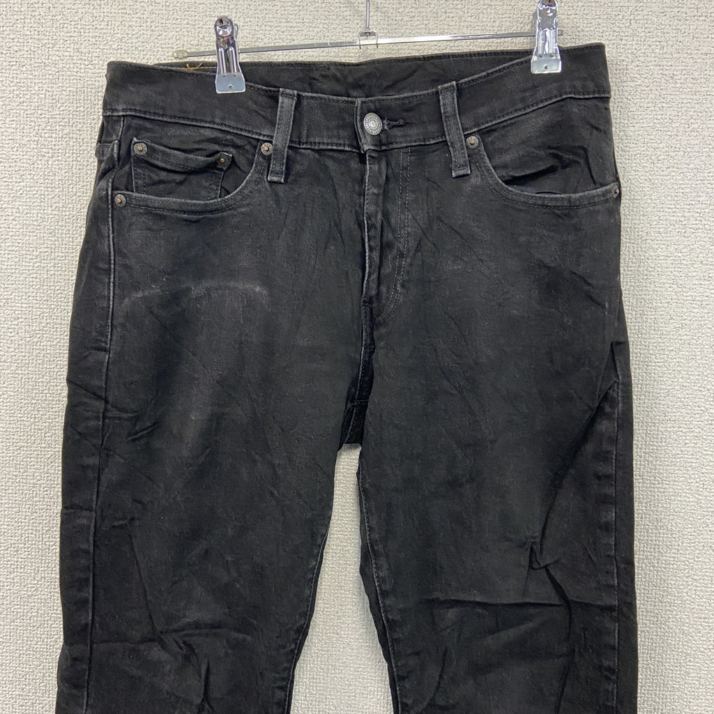 Levi’s　リーバイス　541　ブラックデニムパンツ/ジーンズ　ジップフライ　黒　ブラック　W30サイズ　古着