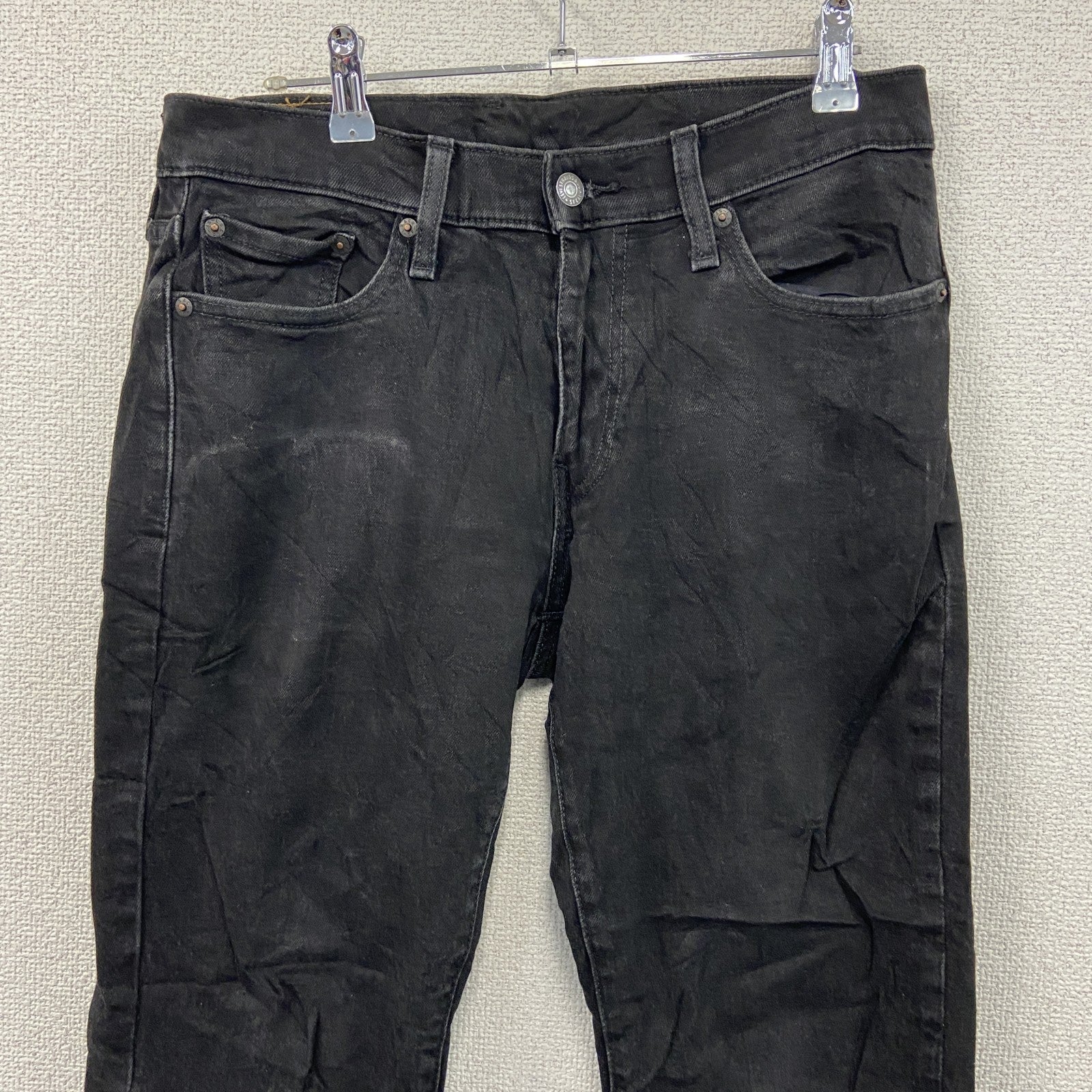 Levi’s　リーバイス　541　ブラックデニムパンツ/ジーンズ　ジップフライ　黒　ブラック　W30サイズ　古着