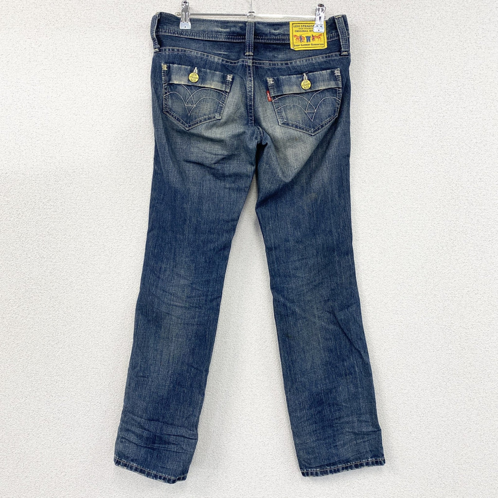 Levi Strauss & Co.　リーバイス　デニムパンツ/ジーンズ　縦落ち　鬼ヒゲ　インディゴ　28サイズ　古着