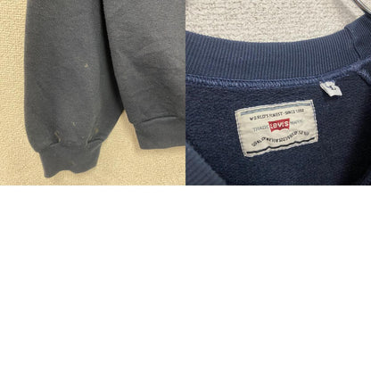 Levi's　リーバイス　スウェット/トレーナー　ラグランスリーブ　紺　ネイビー　Lサイズ