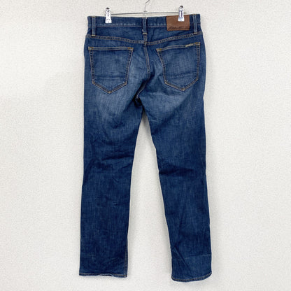 Eddie Bauer　エディーバウアー　デニムパンツ/ジーンズ　縦落ち　ジップフライ　インディゴ　W33サイズ