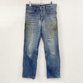 Levi’s　リーバイス　533　デニムパンツ/ダメージジーンズ　縦落ち　鬼ヒゲ　ジップフライ　インディゴ　W31サイズ　古着