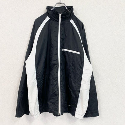 90s　NIKE　ナイキ　ナイロンジャケット　ヴィンテージ　黒　ブラック　Lサイズ