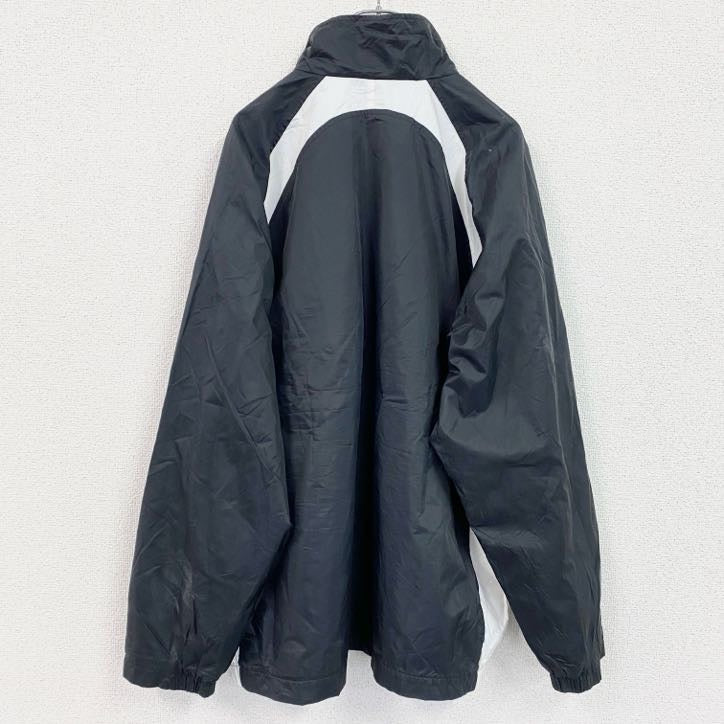 90s　NIKE　ナイキ　ナイロンジャケット　ヴィンテージ　黒　ブラック　Lサイズ