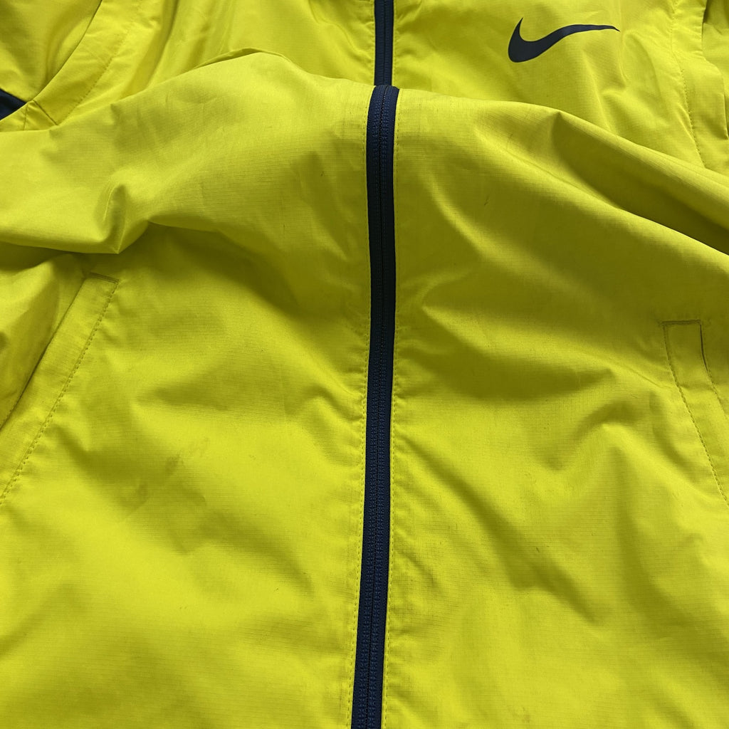 NIKE　ナイキ　ウインドブレーカー　2way　黄色　イエロー　XLサイズ　古着