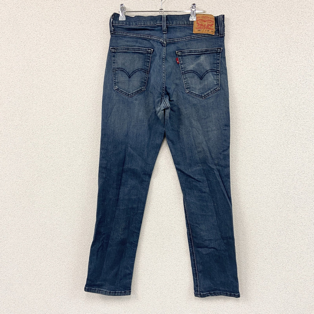 Levi’s　リーバイス　541　デニムパンツ/ジーンズ　ジップフライ　縦落ち　インディゴ　W32サイズ　古着