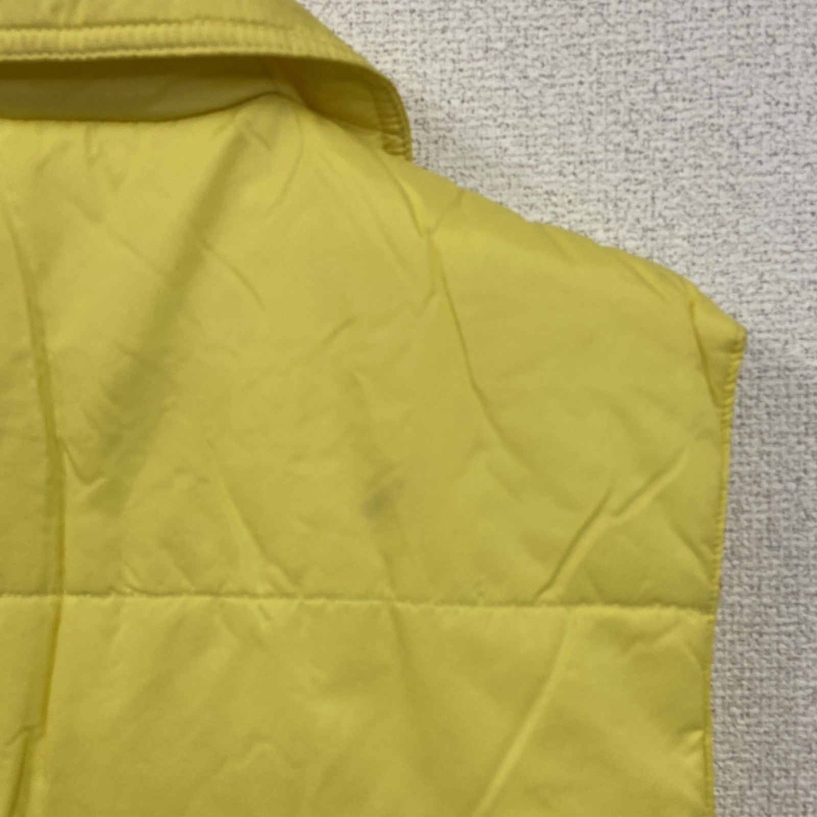 ～00s　AIPA SURFBOARDS　フルジップ中綿ベスト　ヴィンテージ　黄色　イエロー　Lサイズ　古着