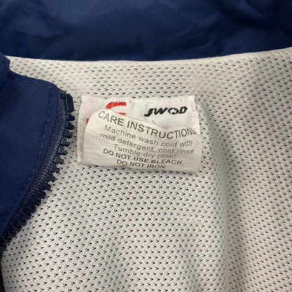 00s　U.S.AIR FORCE　PTU　トレーニングジャケット　ナイロンジャケット　米軍　紺　ネイビー　Sサイズ