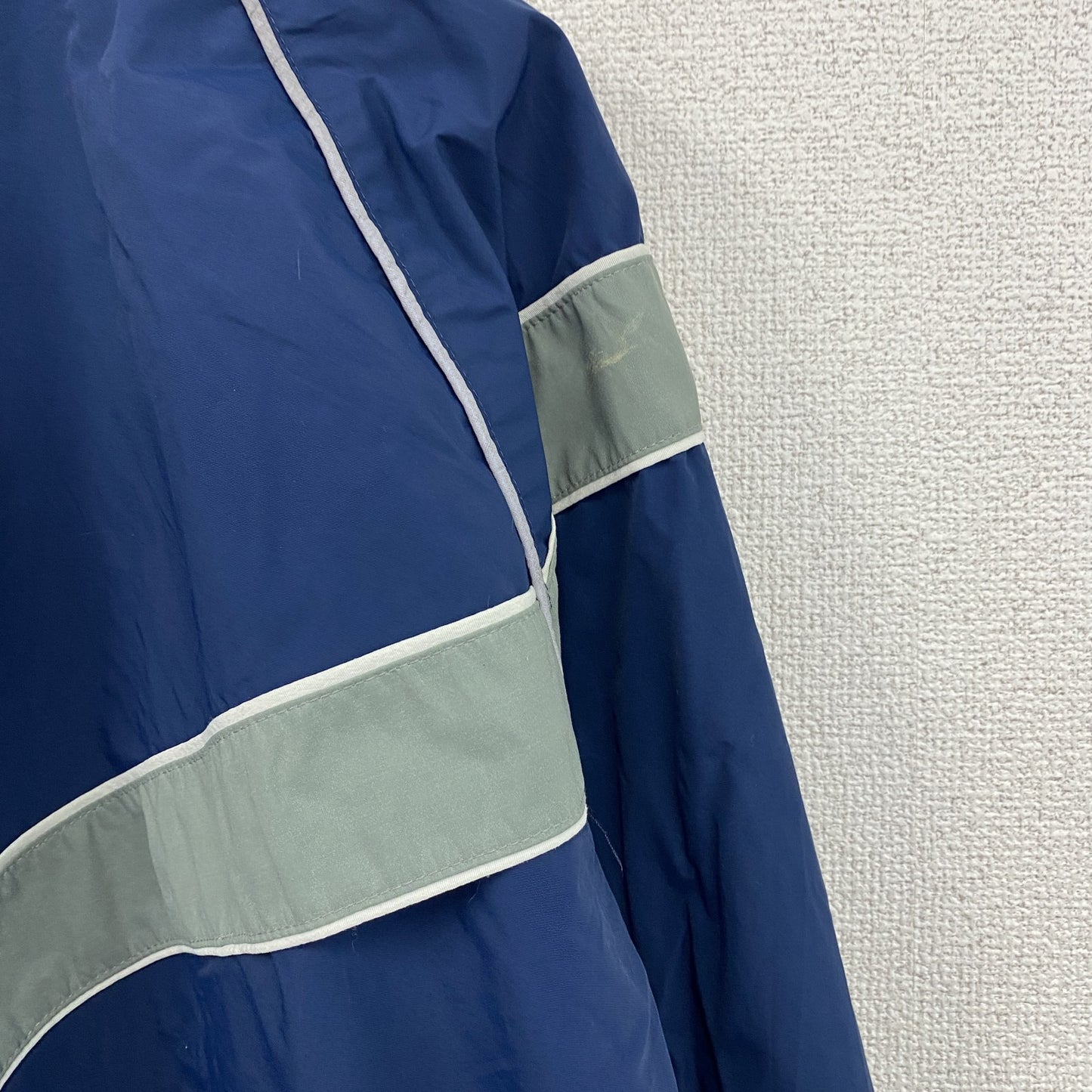 00s　U.S.AIR FORCE　PTU　トレーニングジャケット　ナイロンジャケット　米軍　紺　ネイビー　Sサイズ