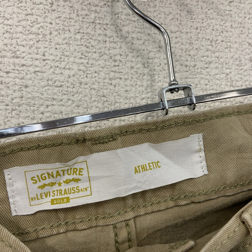 Levi’s　リーバイス　SIGNATURE　デニムパンツ/ジーンズ　ジップフライ　ベージュ メンズ コットン ポリウレタン 古着