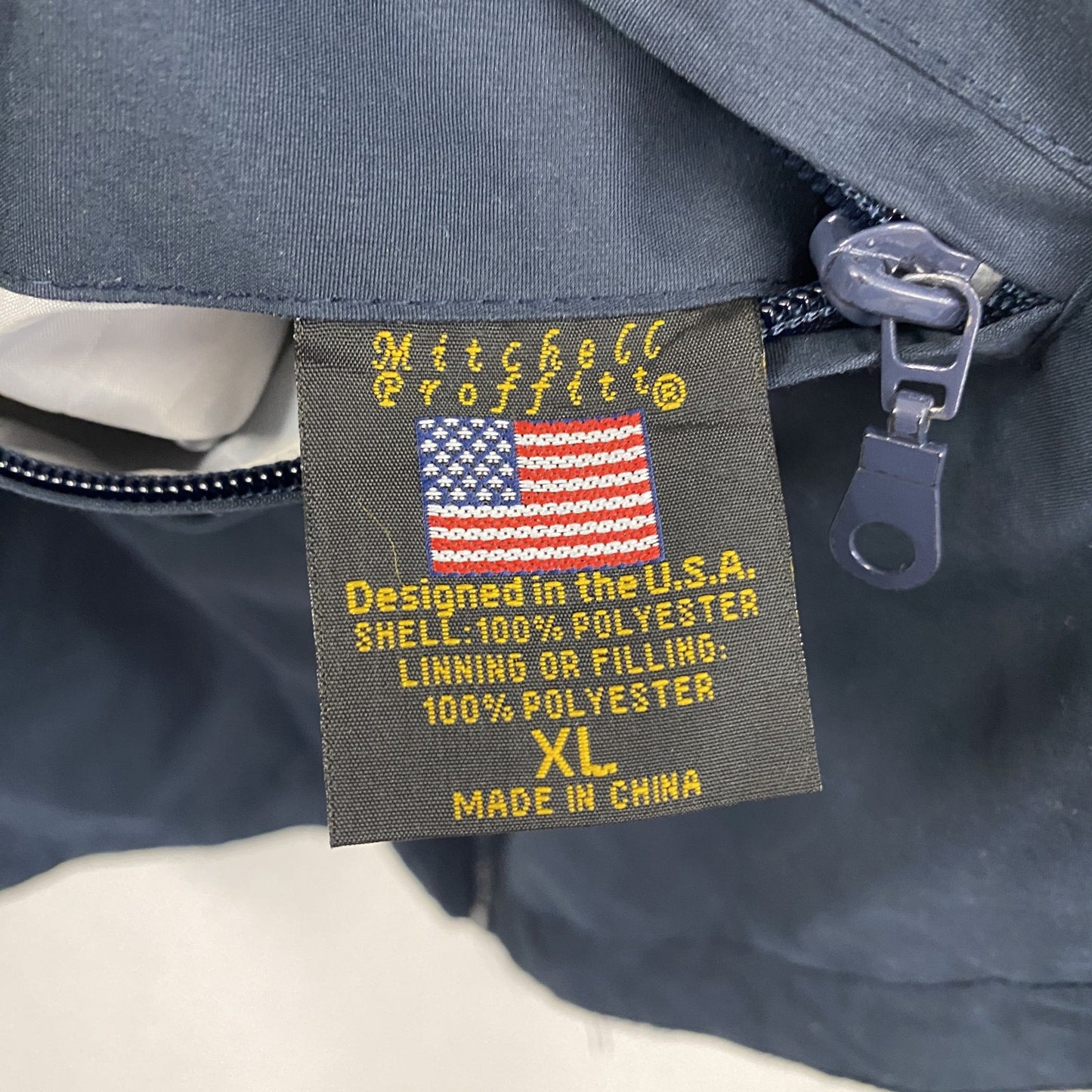 U.S.AIR FORCE　PTU　トレーニングジャケット　ナイロンジャケット　ミリタリー　米軍　ネイビー　XLサイズ