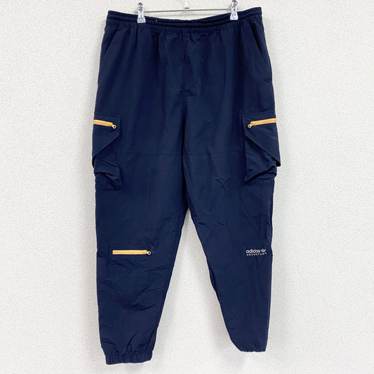 adidas　アディダス　ナイロンパンツ　カーゴパンツ　紺　ネイビー　XLサイズ