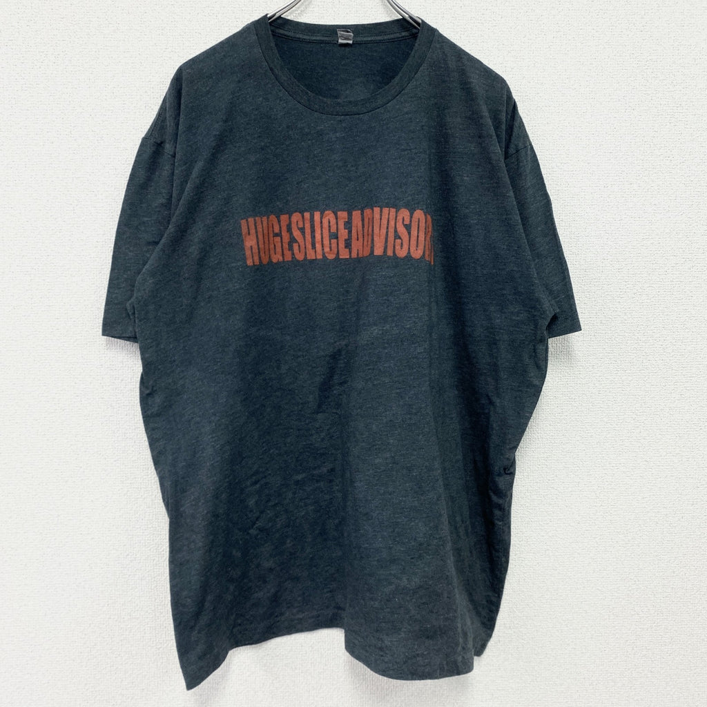 Next Level　半袖プリントTシャツ　両面プリント　黒　ブラック　2XLサイズ　古着