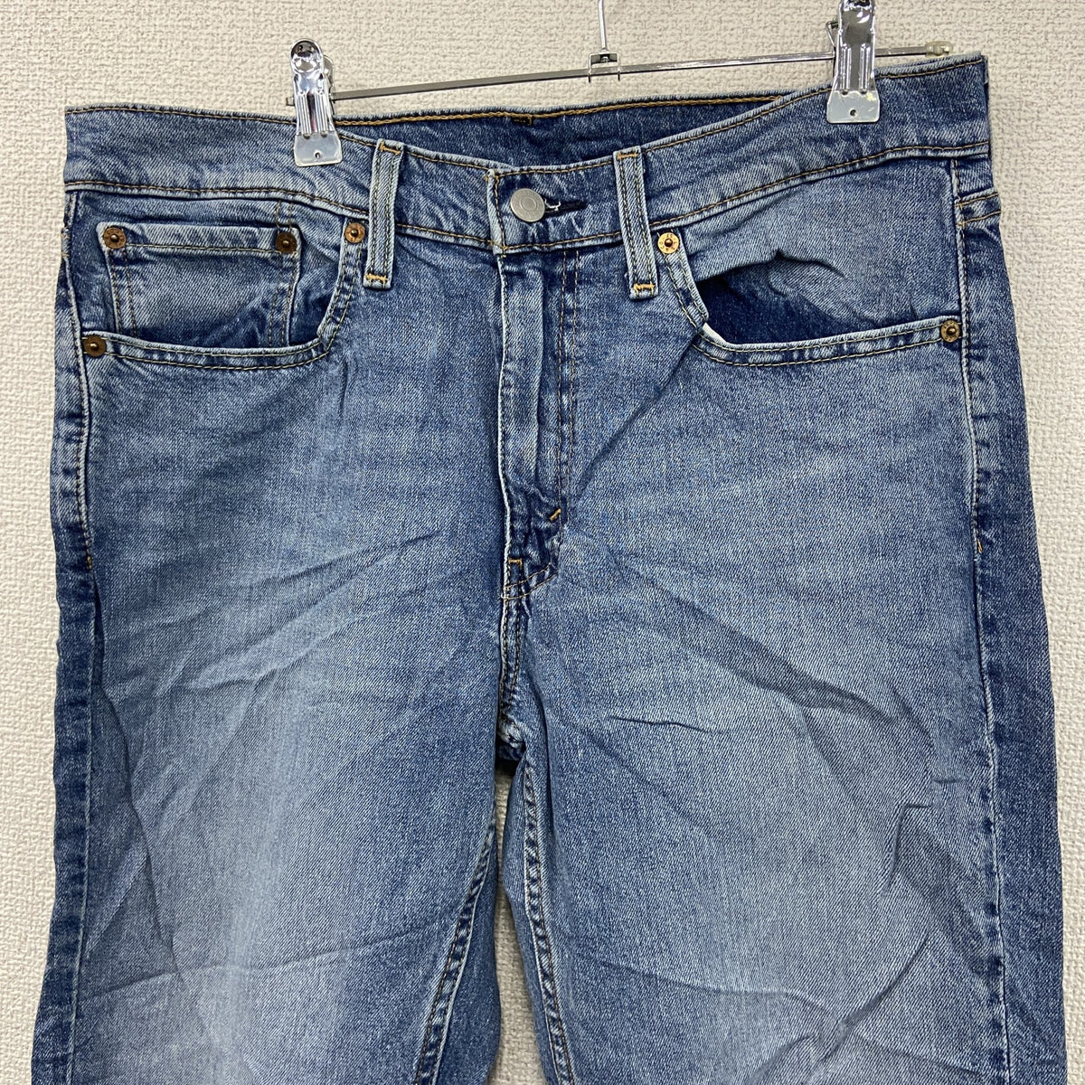 Levi’s　リーバイス　514　デニムパンツ/ジーンズ　ジップフライ　縦落ち　インディゴ　W32サイズ　古着