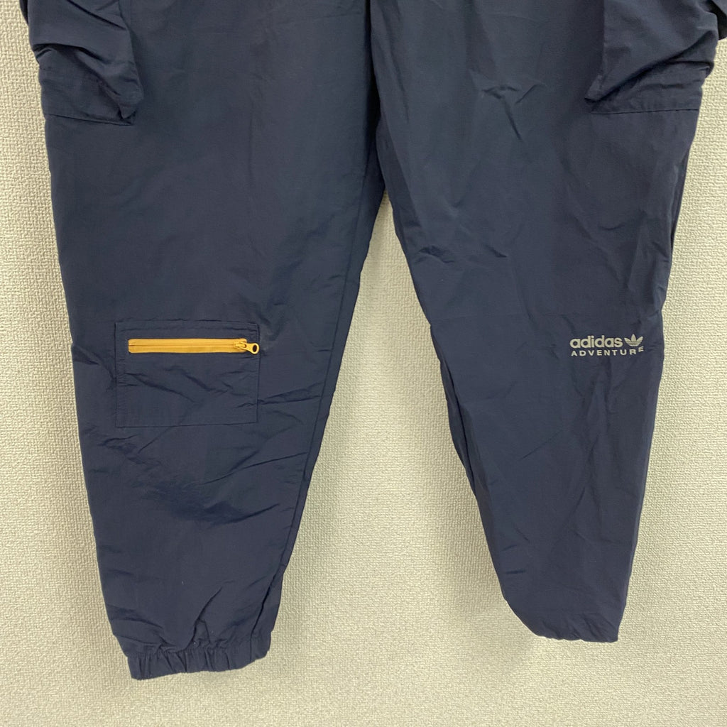 adidas　アディダス　ナイロンパンツ　カーゴパンツ　紺　ネイビー　XLサイズ　古着