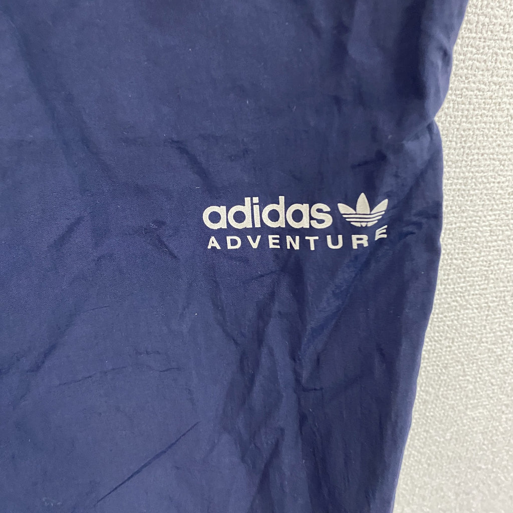 adidas　アディダス　ナイロンパンツ　カーゴパンツ　紺　ネイビー　XLサイズ　古着