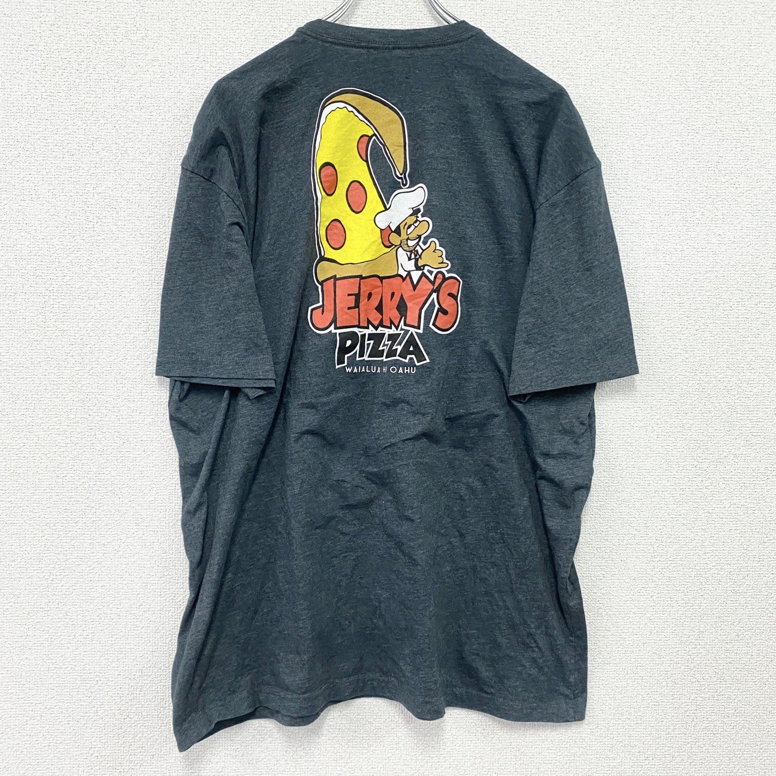 Next Level　半袖プリントTシャツ　両面プリント　黒　ブラック　2XLサイズ　古着
