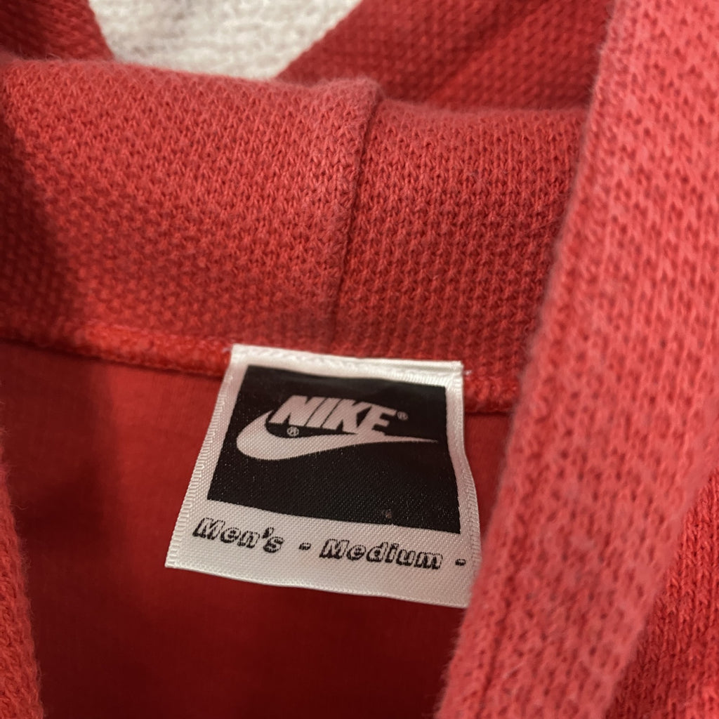 NIKE　ナイキ　スウェットパーカー/フーディー　赤　レッド　Mサイズ トレーナー スウェットトップス フード付き 古着