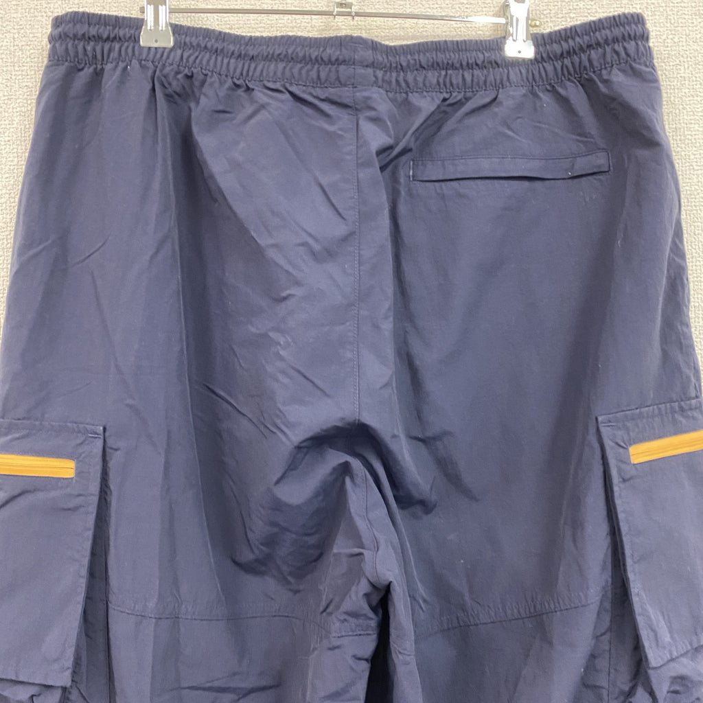 adidas　アディダス　ナイロンパンツ　カーゴパンツ　紺　ネイビー　XLサイズ　古着