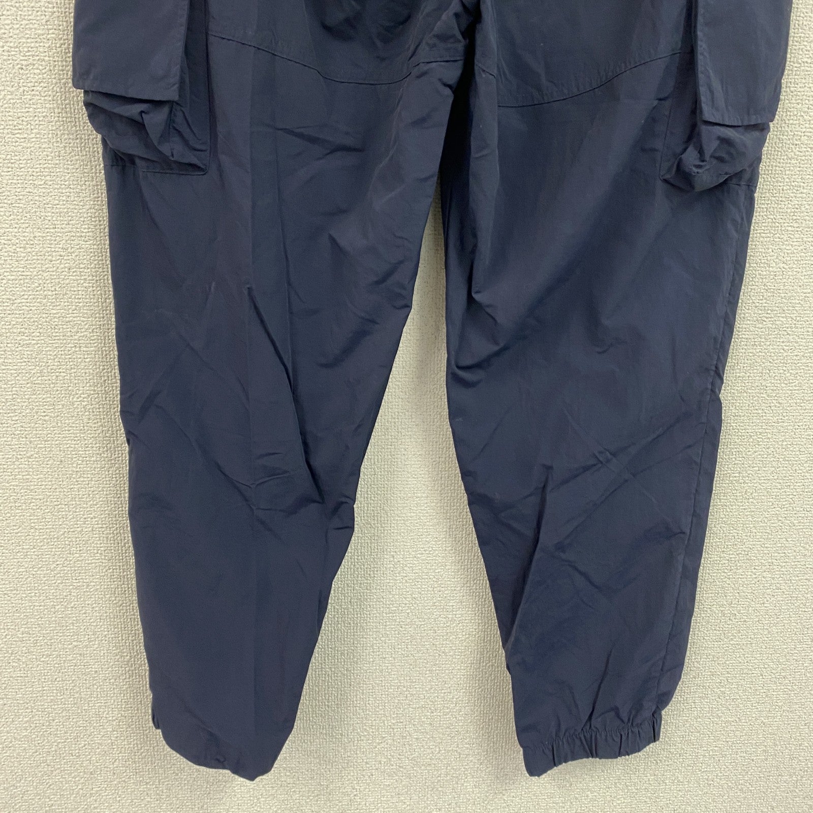adidas　アディダス　ナイロンパンツ　カーゴパンツ　紺　ネイビー　XLサイズ　古着