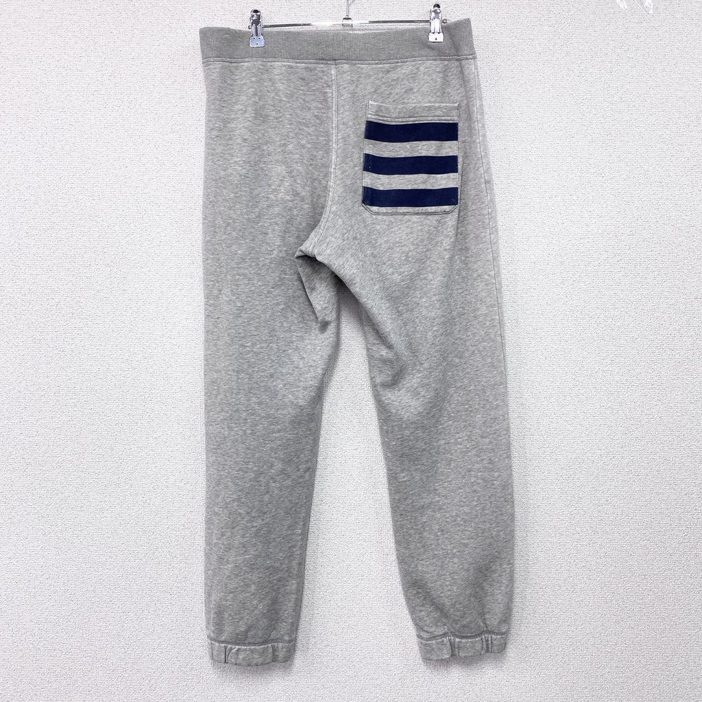 adidas　アディダス　スウェットパンツ　イージーパンツ　デカロゴ　トレフォイルロゴ　灰色　グレー　　古着