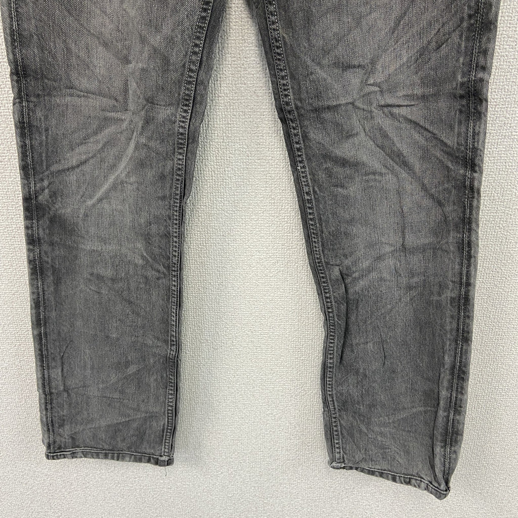 Levi’s　リーバイス　511　ブラックデニムパンツ/ジーンズ　ジップフライ　縦落ち　黒　ブラック　W30サイズ　古着