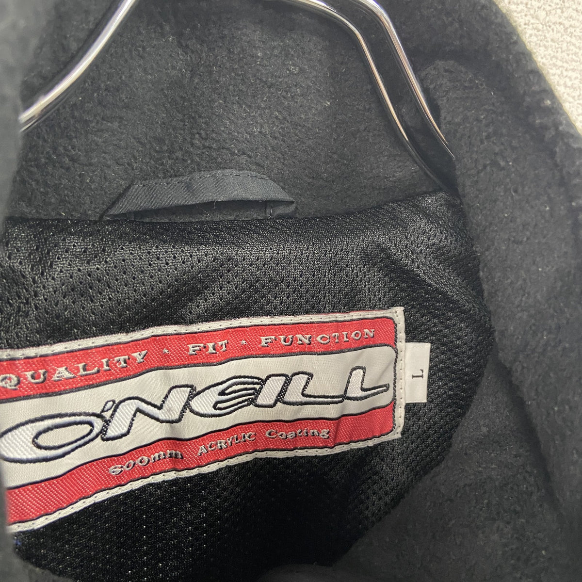 ONEILL　ナイロンジャケット　黒　ブラック　Lサイズ ウインドブレーカー ナイロンアウター メンズ 古着