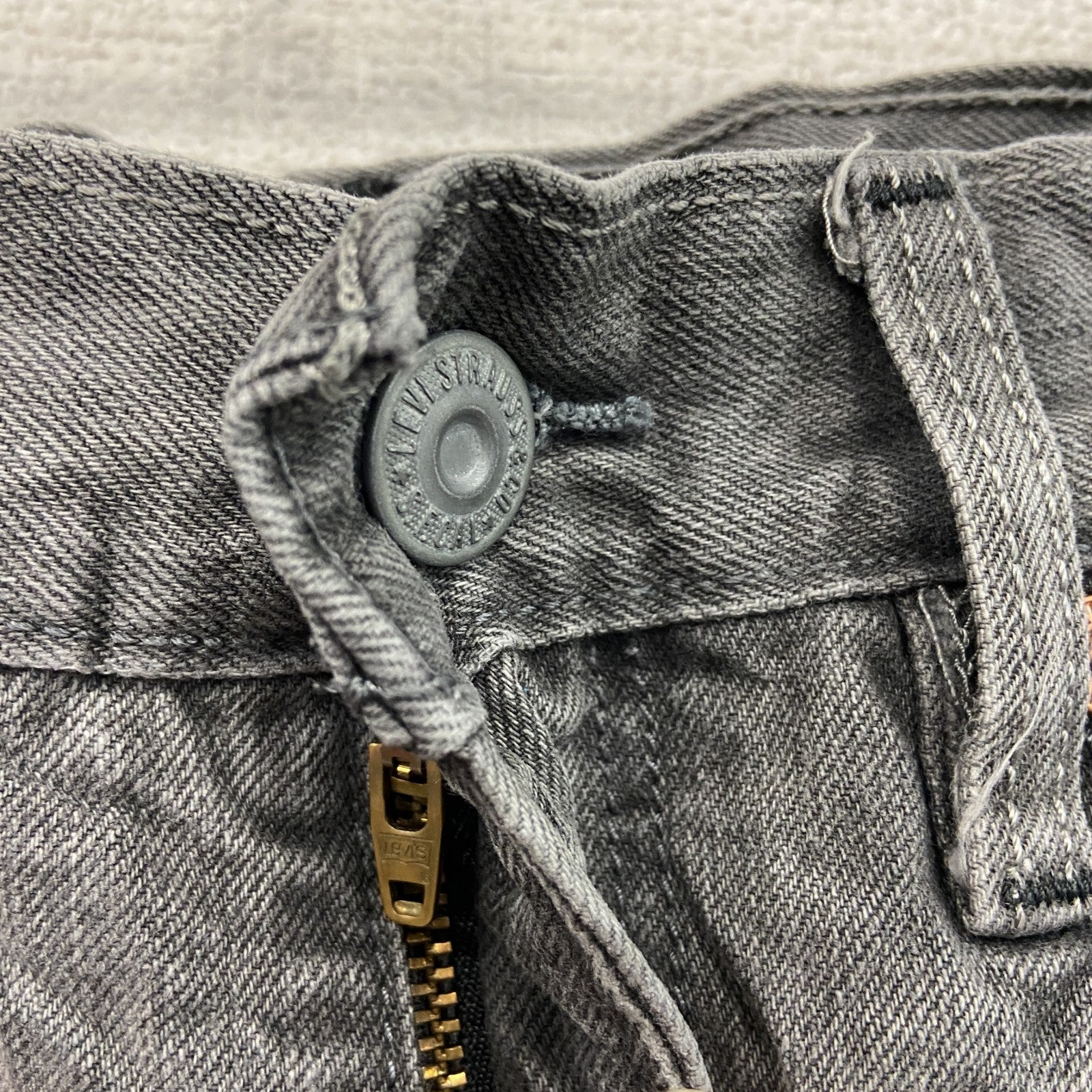 Levi’s　リーバイス　511　ブラックデニムパンツ/ジーンズ　ジップフライ　縦落ち　黒　ブラック　W30サイズ　古着