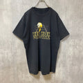 RED LION FOOTBALL　アメフト　半袖プリントTシャツ　スポーツ　黒　ブラック　レトロ　古着