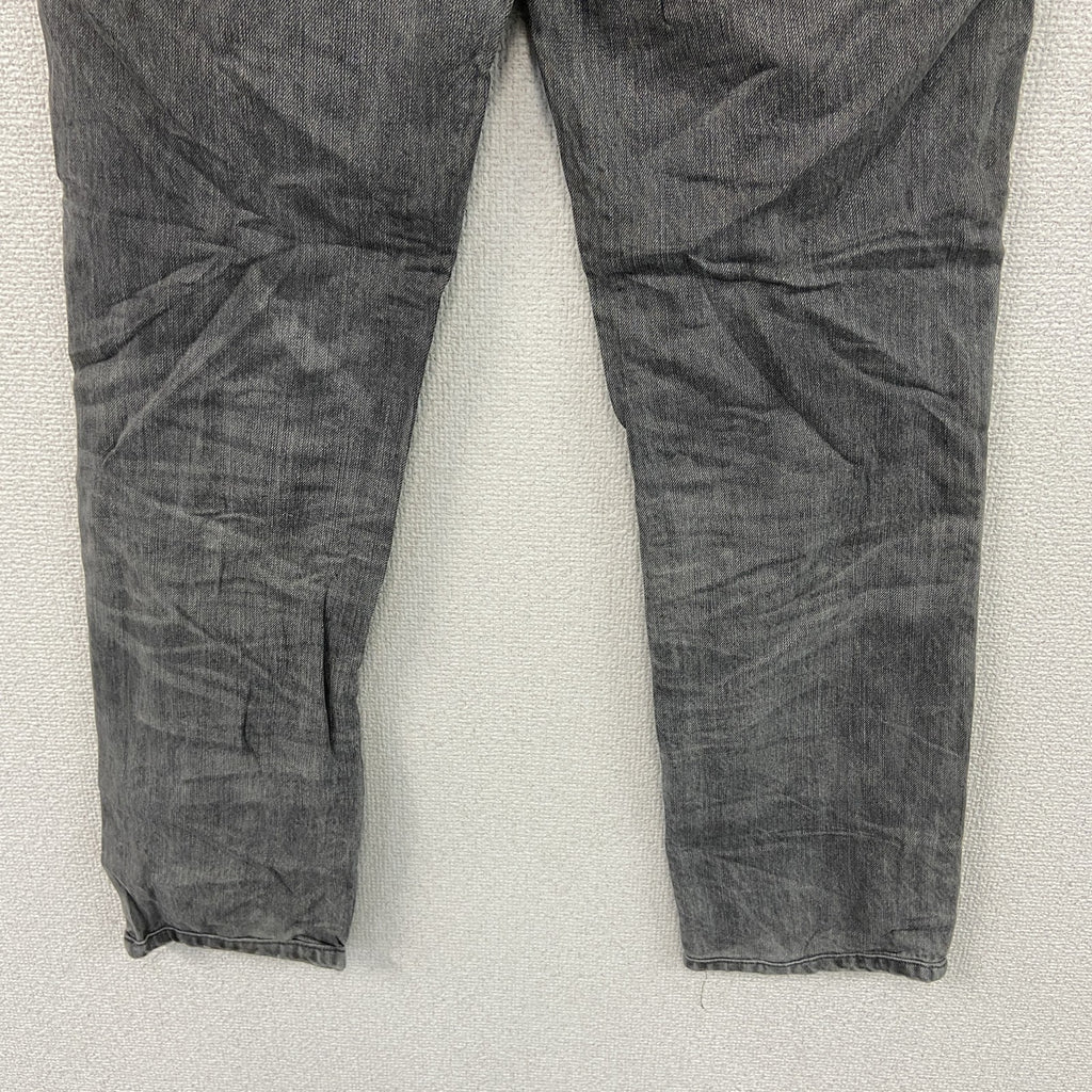 Levi’s　リーバイス　511　ブラックデニムパンツ/ジーンズ　ジップフライ　縦落ち　黒　ブラック　W30サイズ　古着