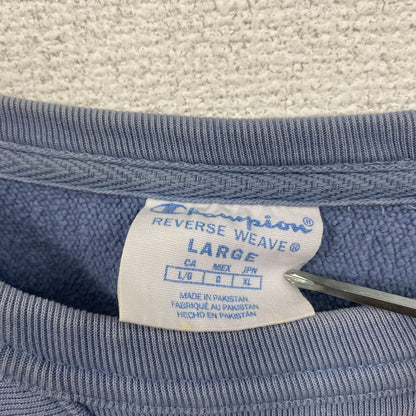 Champion　チャンピオン　リバースウィーブ　スウェット/トレーナー　前V　カレッジロゴ　水色　ブルー　Lサイズ