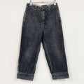 ～00s　Abercrombie&Fitch　アバクロ　コーデュロイパンツ　ヴィンテージ　グレー　灰色　W28サイズ　古着