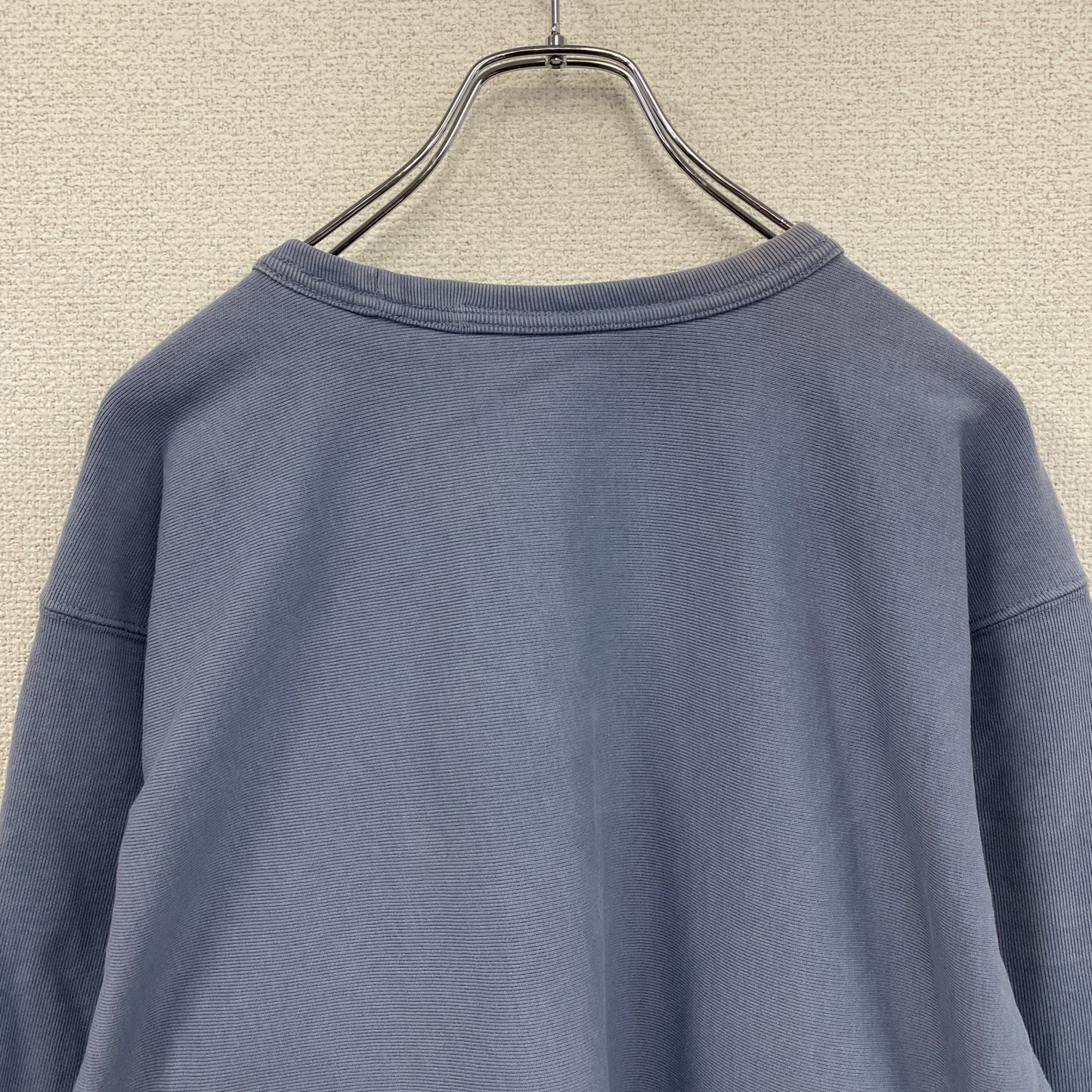 Champion　チャンピオン　リバースウィーブ　スウェット/トレーナー　前V　カレッジロゴ　水色　ブルー　Lサイズ