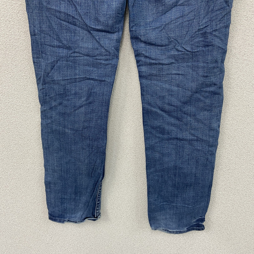 Levi’s　リーバイス　514　デニムパンツ/ジーンズ　ジップフライ　縦落ち　インディゴ　W32サイズ　古着