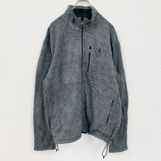 POLO RALPH LAUREN ポロラルフローレン　フリースジャケット/ボアジャケット　グレー　XLサイズ