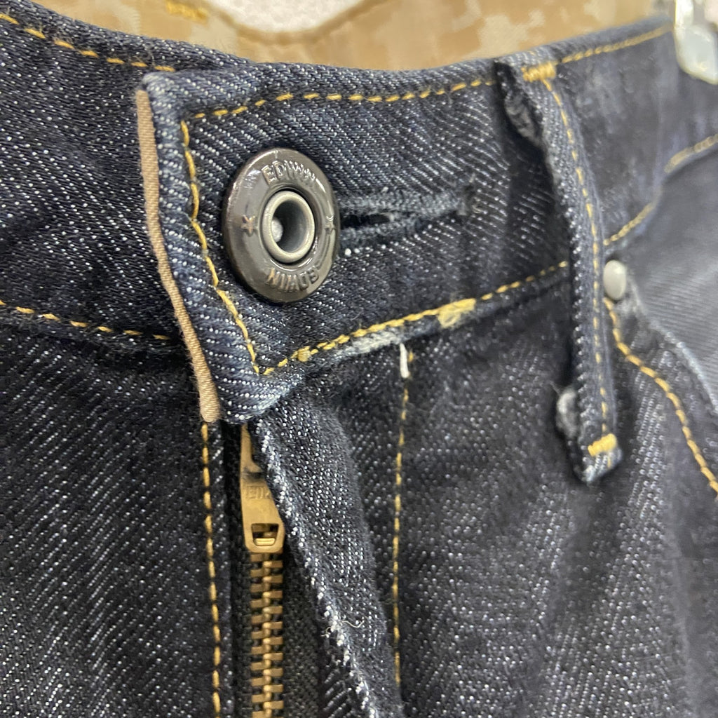 EDWIN　エドウィン　503　デニムパンツ/ジーンズ　ジップフライ　黒　ブラック　W30サイズ　古着