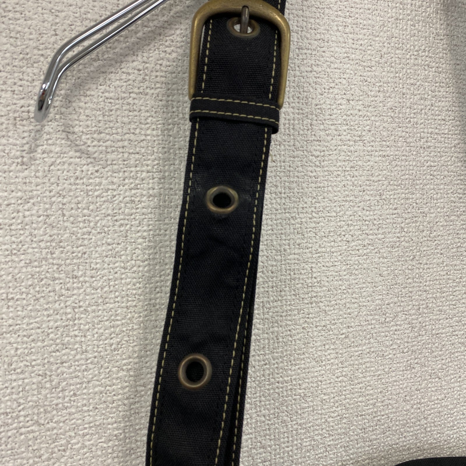 古着 used　00s　AIRWALK　エアウォーク　ショルダーバッグ　ヴィンテージ　刺繍ロゴ　黒　ブラック