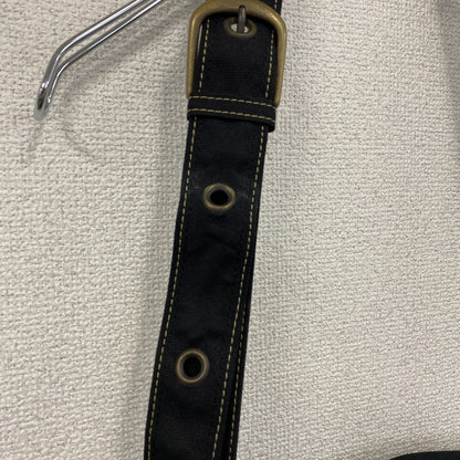 00s　AIRWALK　エアウォーク　ショルダーバッグ　ヴィンテージ　刺繍ロゴ　黒　ブラック