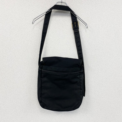 00s　AIRWALK　エアウォーク　ショルダーバッグ　ヴィンテージ　刺繍ロゴ　黒　ブラック