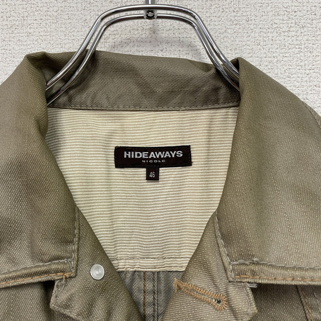 HIDEAWAY NICOLE　ハイダウェイ ニコル　トラッカージャケット　ブラウン　46サイズ　古着
